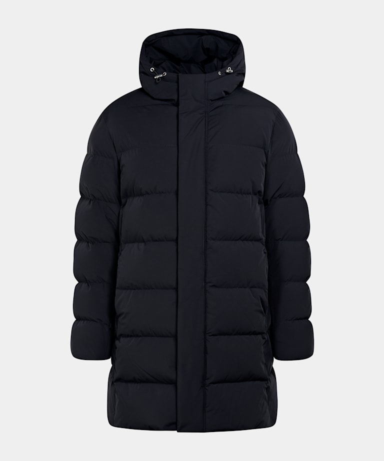 Navy Puffer Jacket