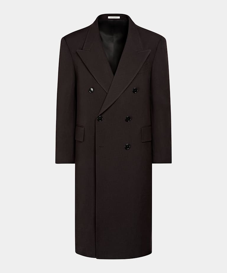 Dark Red Overcoat