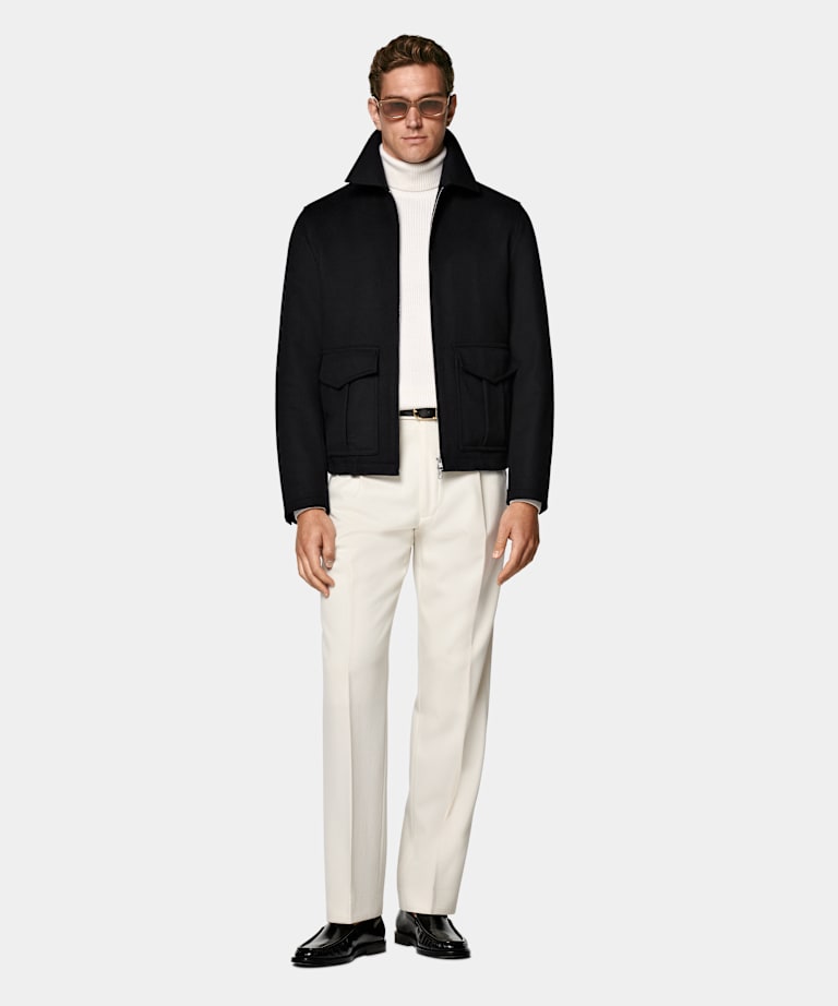 Black Bomber Jacket