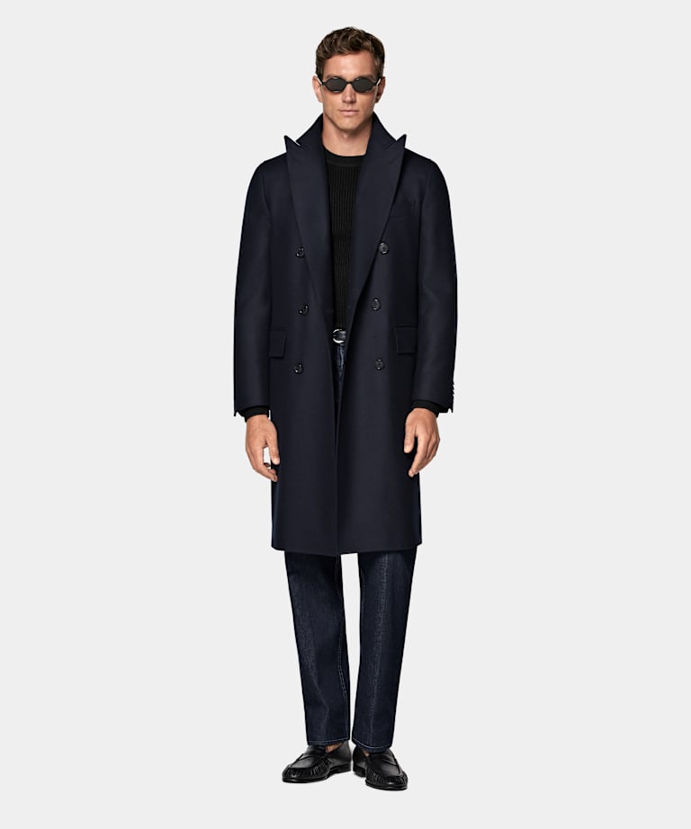 Navy Overcoat