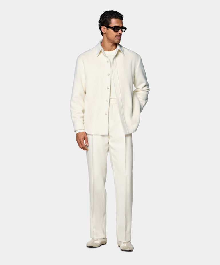 Off-White Relaxed Overshirt Jacket