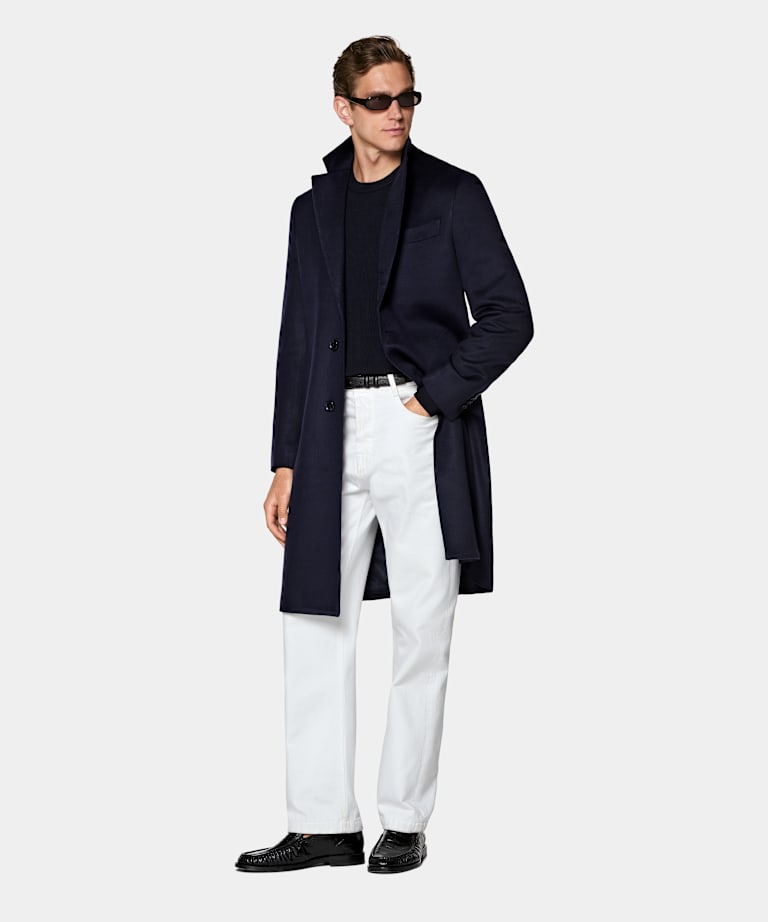Navy Overcoat