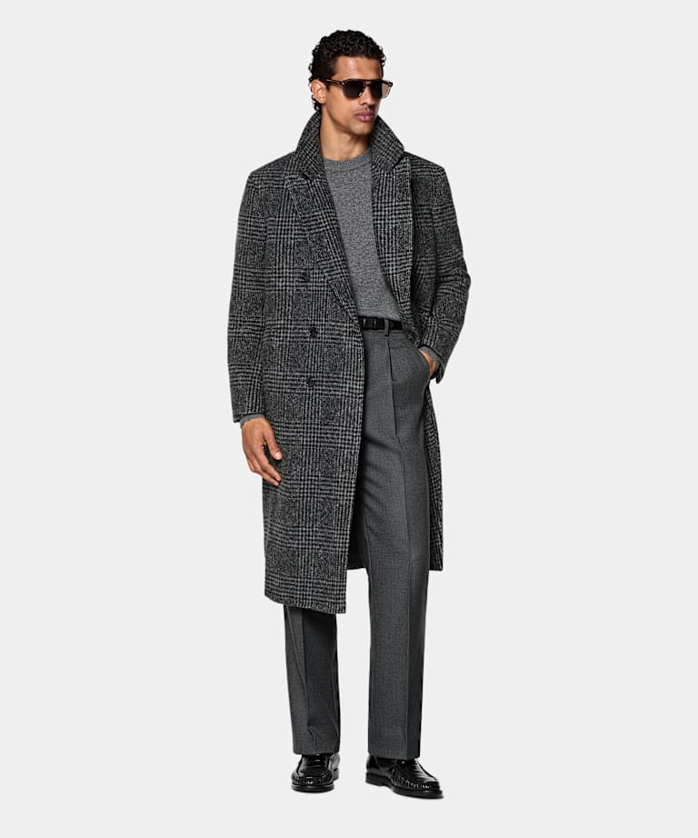 Manteau gris fonc&eacute;