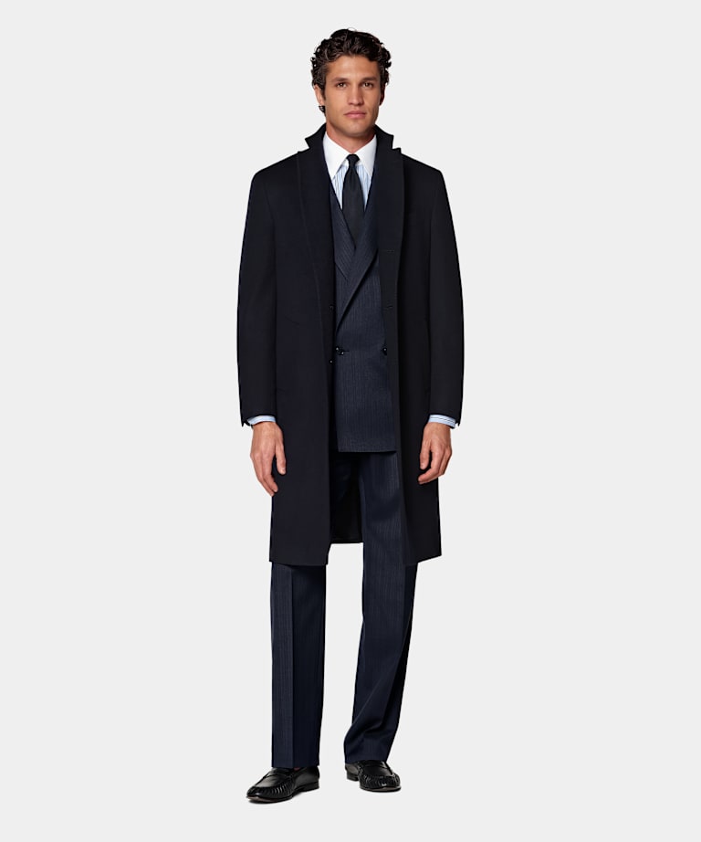 Manteau bleu marine
