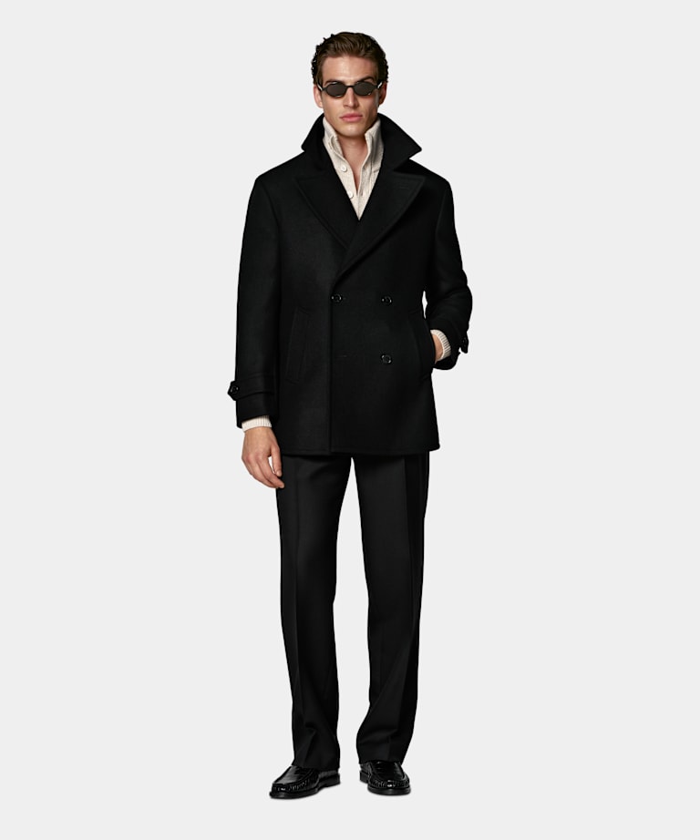 Peacoat negro