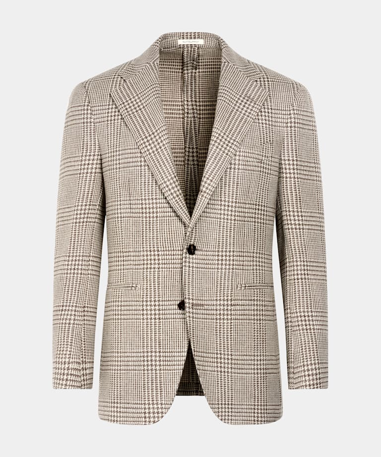 Mid Taupe Relaxed Fit Roma Blazer