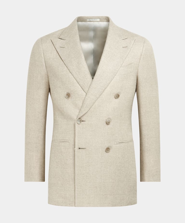 Sand Tailored Fit Havana Blazer