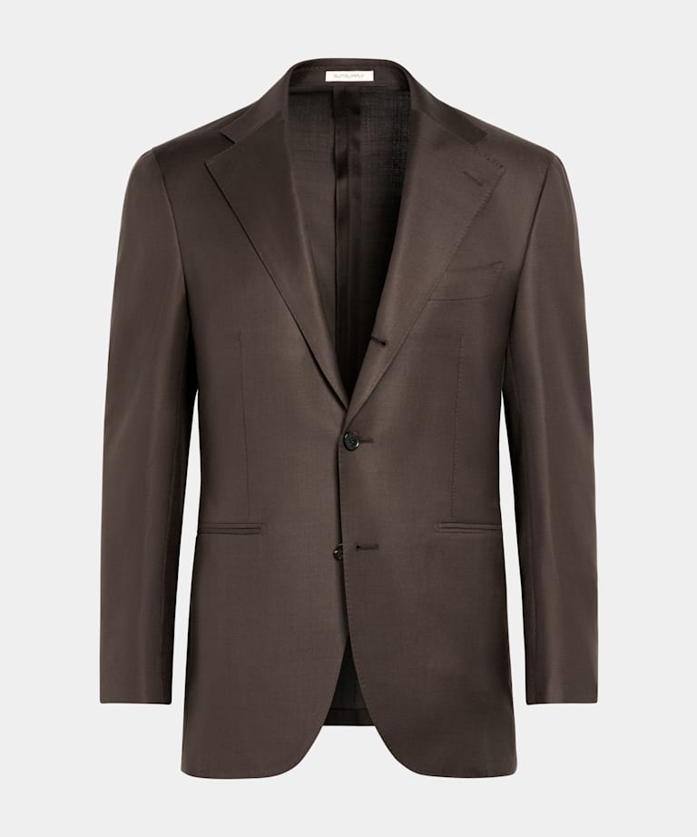 Dark Brown Relaxed Fit Roma Blazer