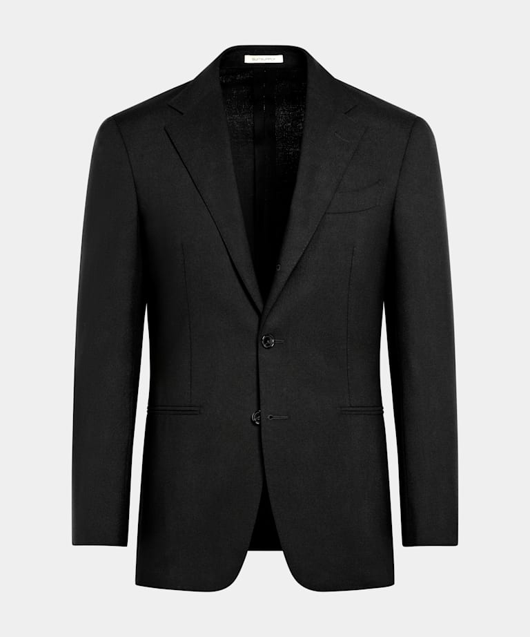 Blazer de traje Havana negro corte Tailored