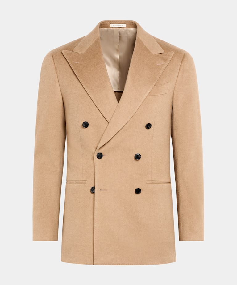 Mid Brown Tailored Fit Havana Blazer