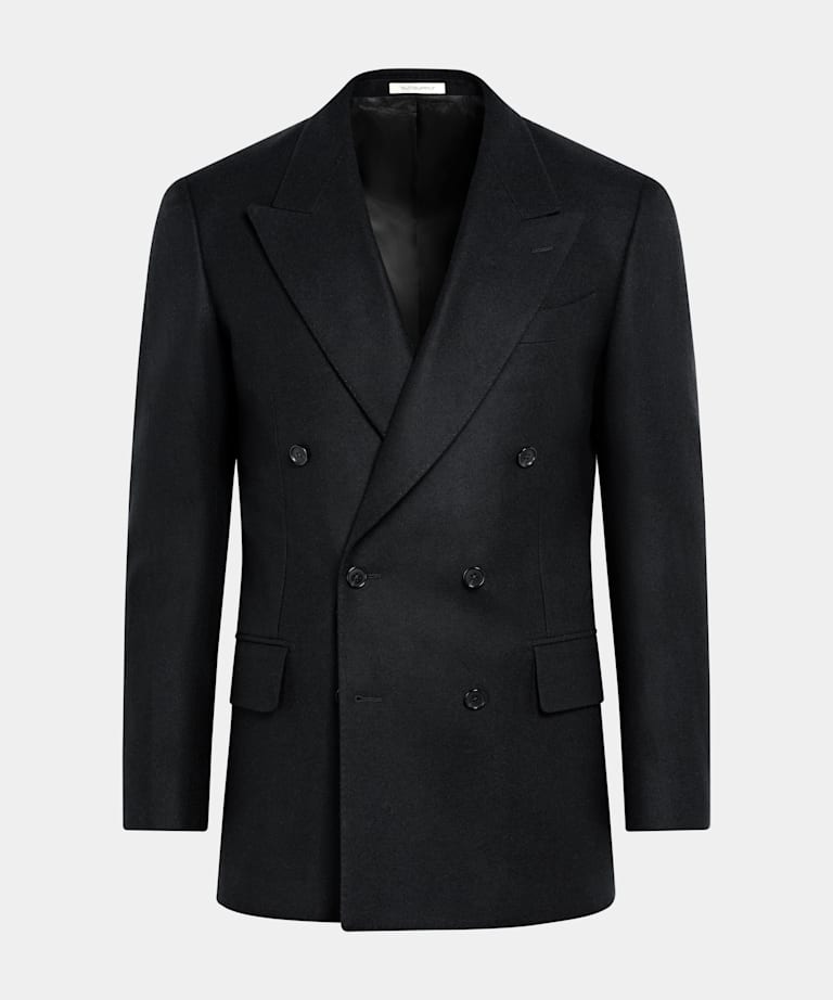 Black Tailored Fit Milano Blazer