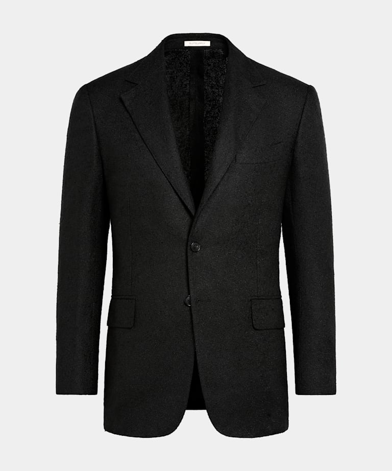 Black Tailored Fit Milano Blazer