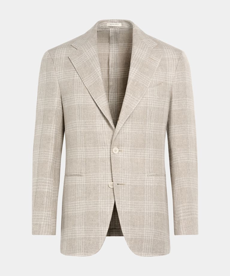 Blazer Roma arena a cuadros corte Relaxed