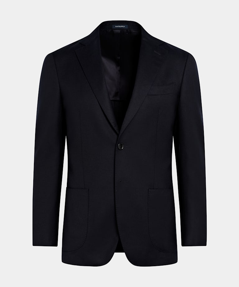 Blazer de traje Havana azul marino corte Tailored
