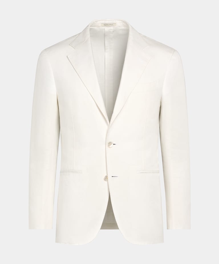 Blazer de traje Havana color crudo corte Tailored