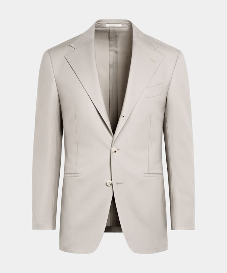 Blazer de traje Roma gris topo claro corte Relaxed