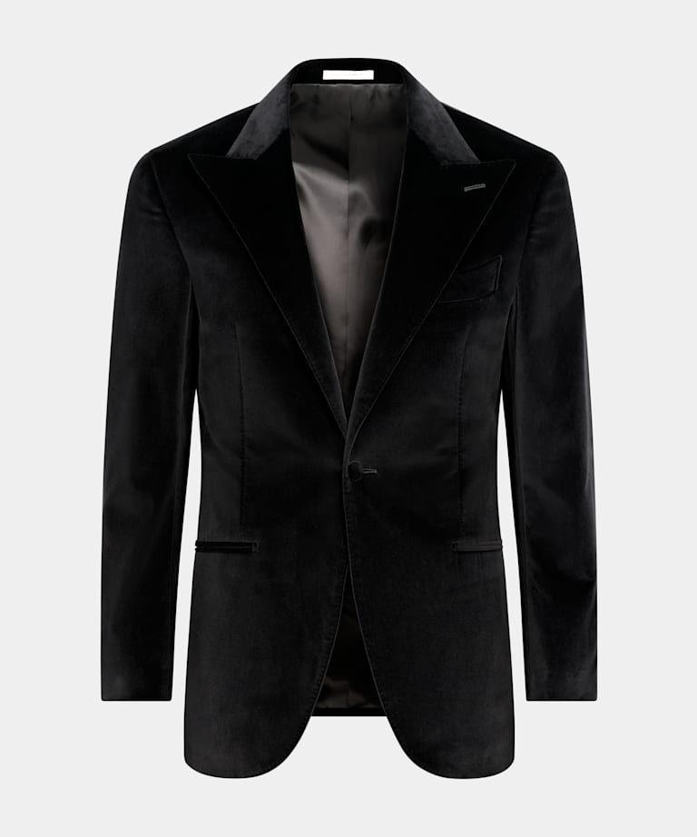 Black Tailored Fit Havana Dinner Jacket