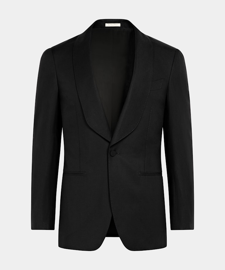 Black Tailored Fit Havana Dinner Jacket
