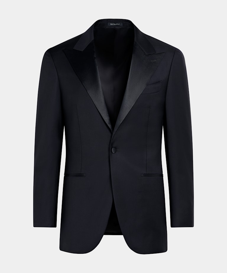 Navy Tailored Fit Havana Dinner Jacket