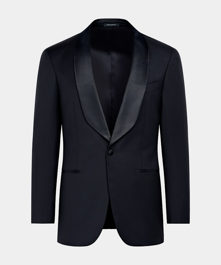 Navy Tailored Fit Havana Dinner Jacket