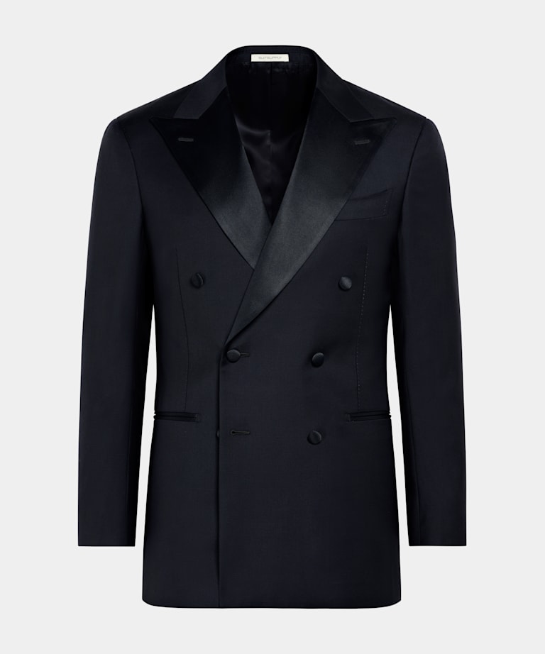 Navy Tailored Fit Havana Dinner Jacket