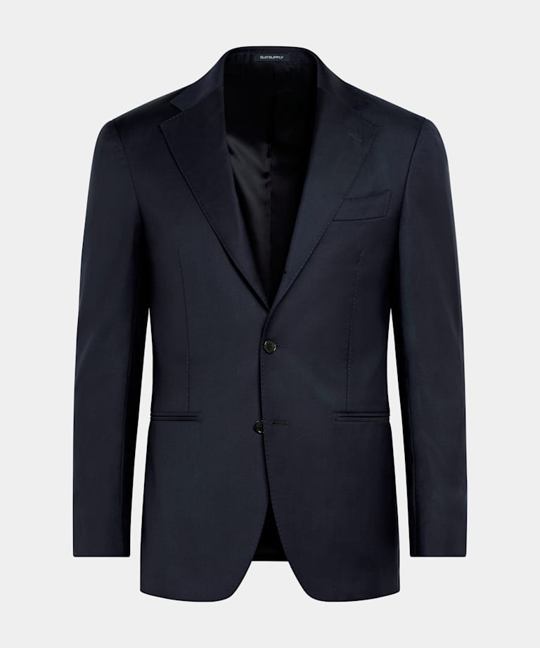Navy Tailored Fit Havana Suit Jacket