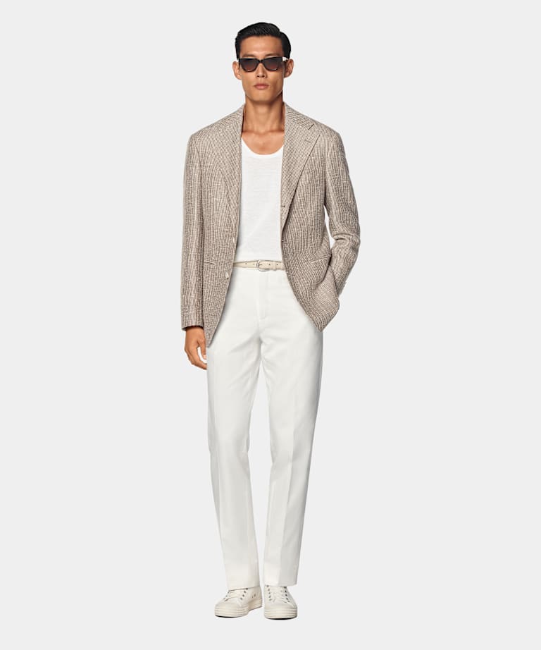 Taupe Relaxed Fit Roma Blazer