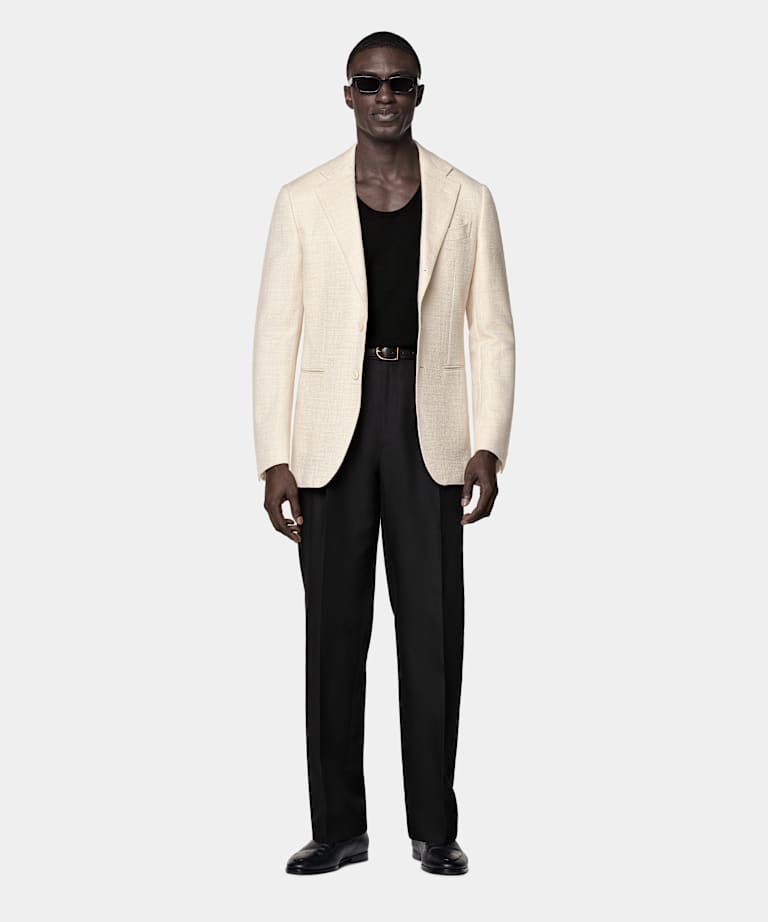 Sand Tailored Fit Havana Blazer