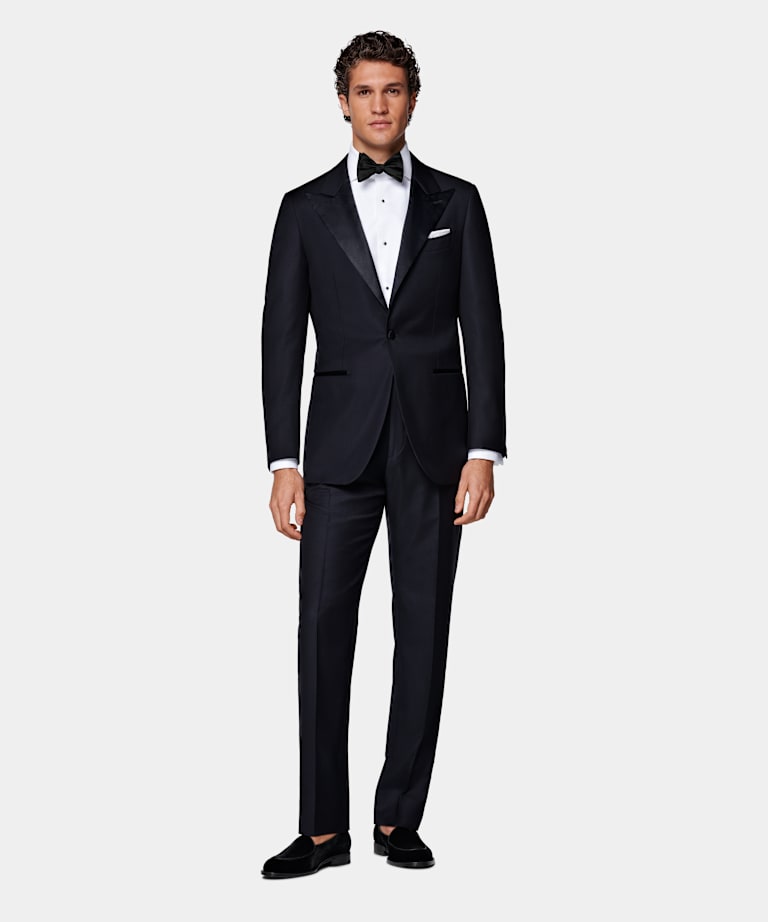 Navy Tailored Fit Havana Dinner Jacket
