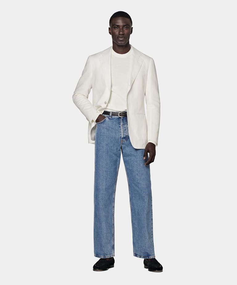 Off-White Tailored Fit Havana Suit Jacket