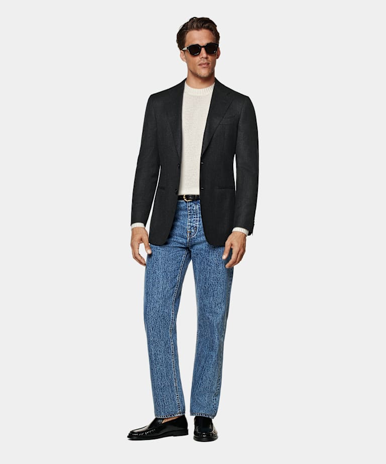 Giacca da abito Havana grigio scuro tailored fit