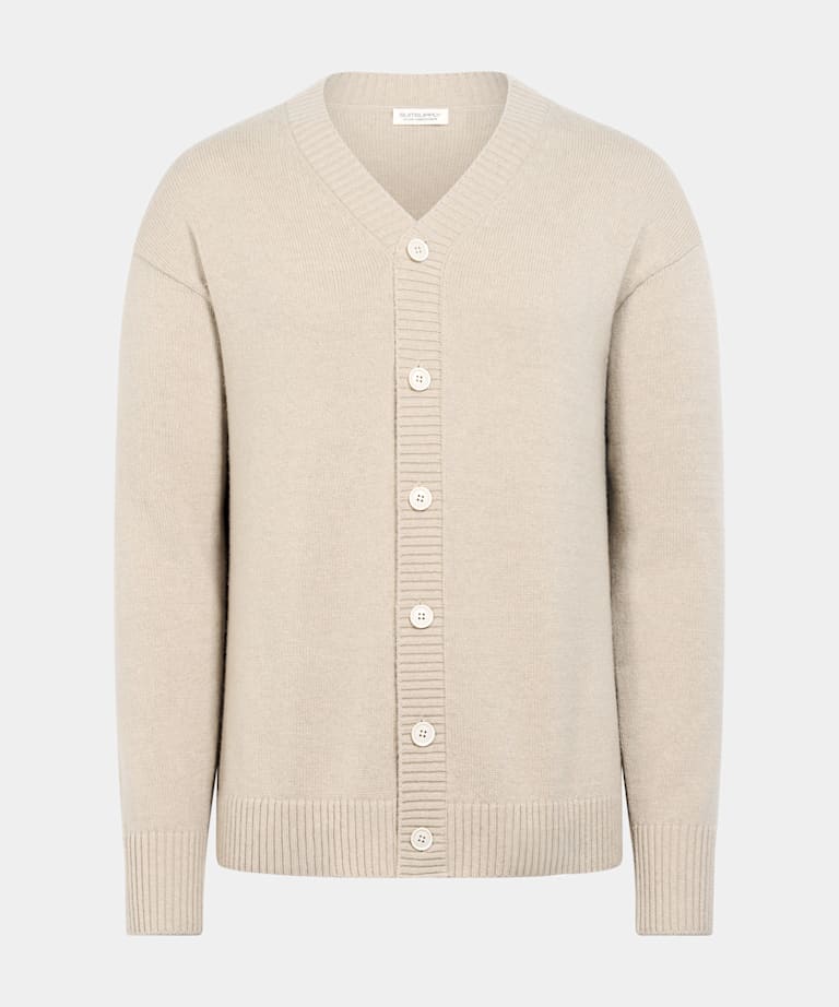 Cardigan marrone chiaro