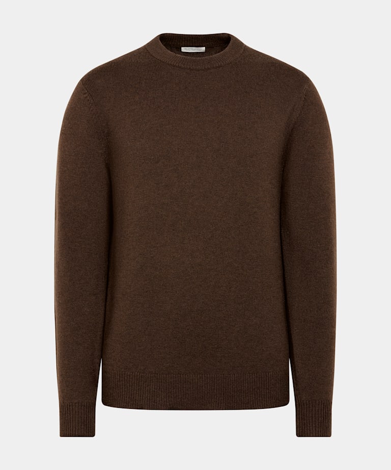 Mid Brown Crewneck