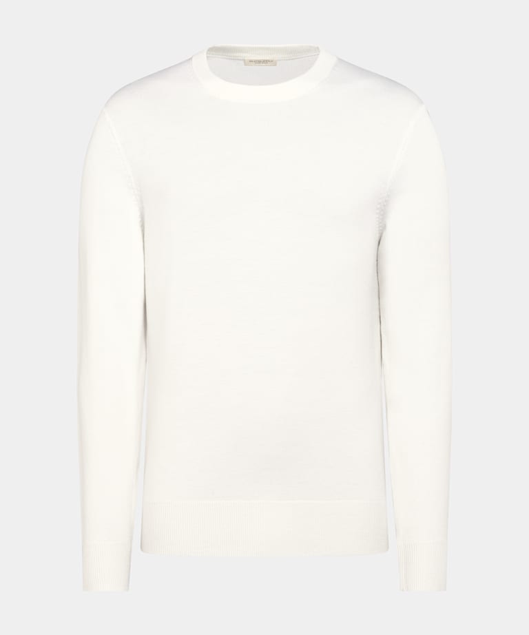 Off-White Merino Crewneck