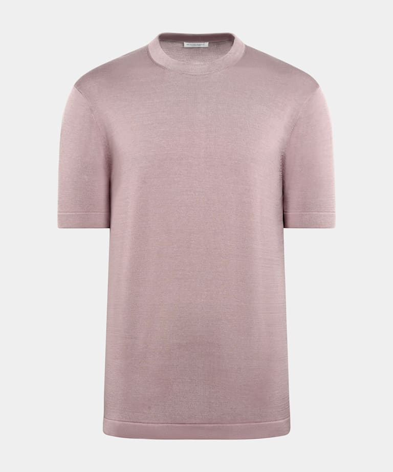 Purple Short Sleeve Crewneck