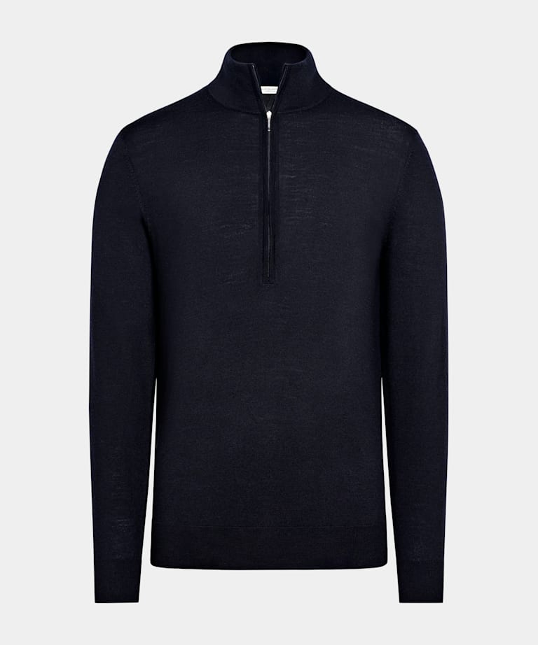 Navy Half Zip