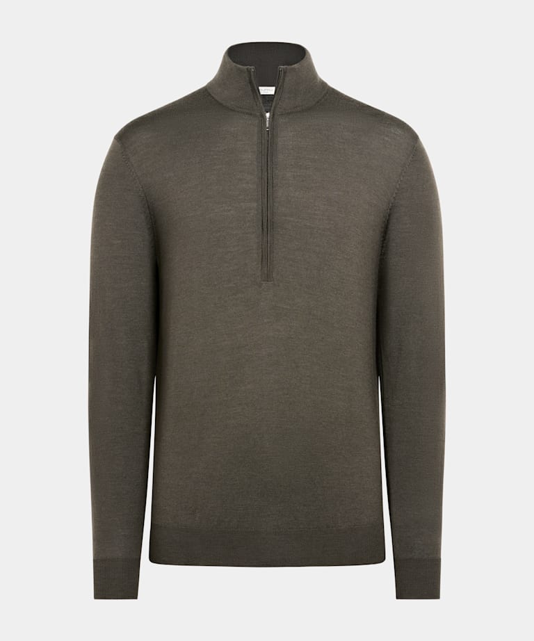 Green Half Zip