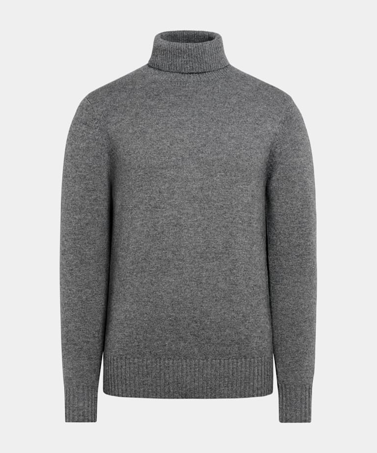 Mid Grey Turtleneck