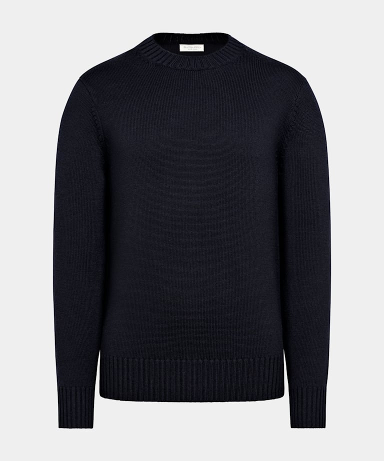 Marinbl&aring; crewneck