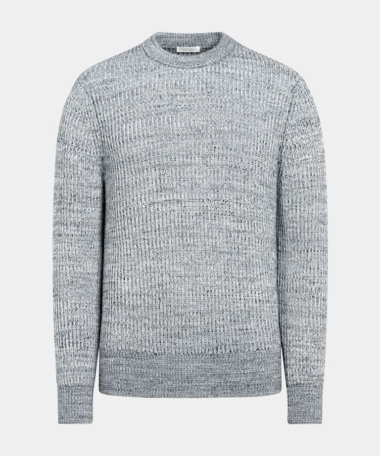 Light Blue Moulin&eacute; Crewneck