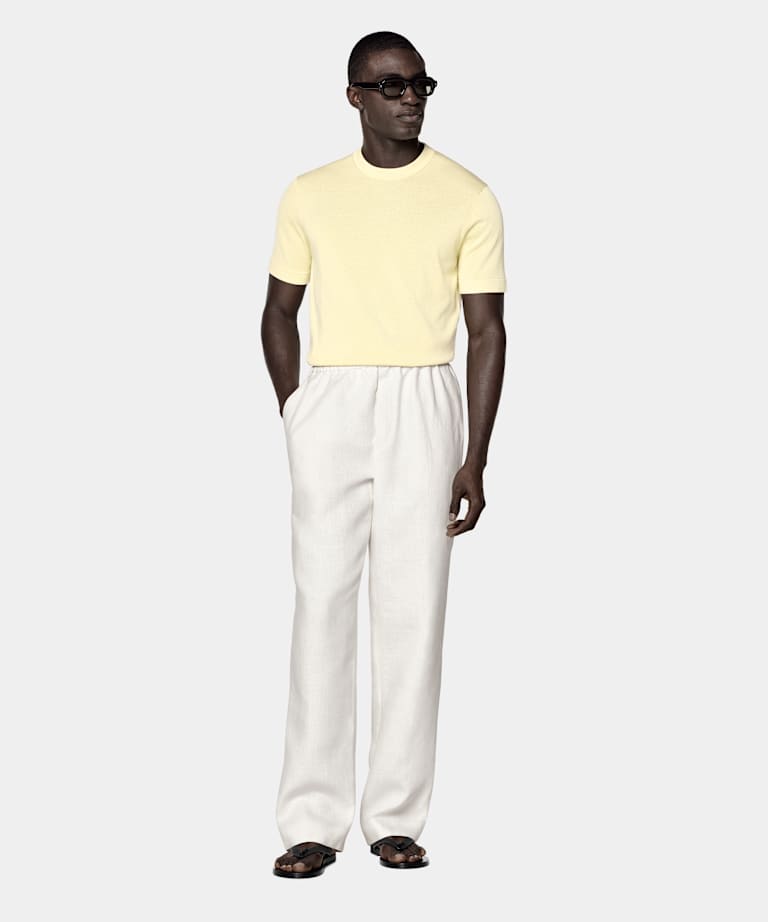 Yellow Short Sleeve Crewneck