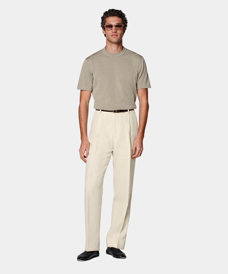 Green Short Sleeve Crewneck