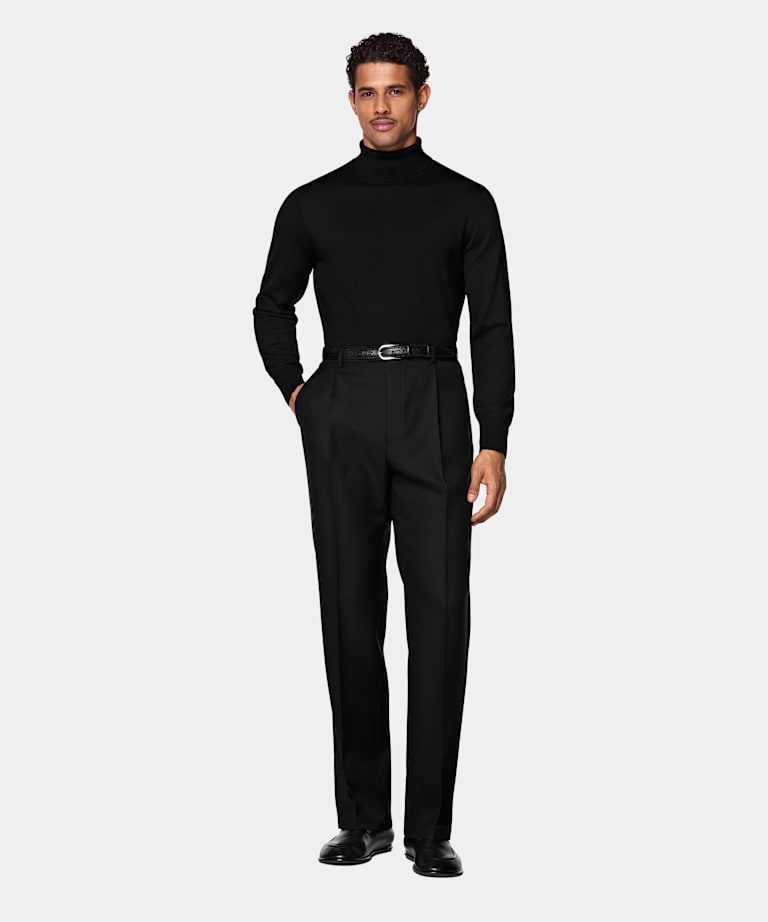 Black Turtleneck