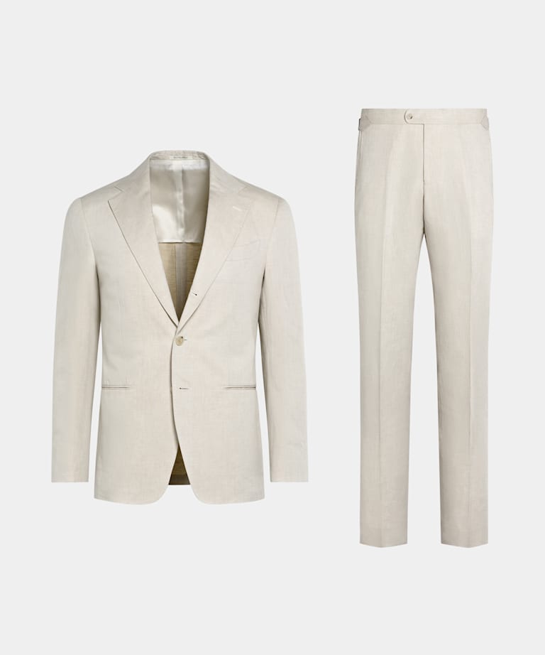 Costume trois pièces Havana coupe Tailored sable