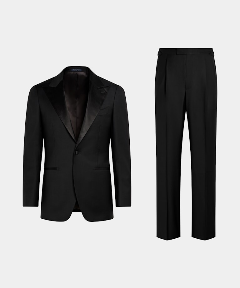 Black Tailored Fit Havana Tuxedo