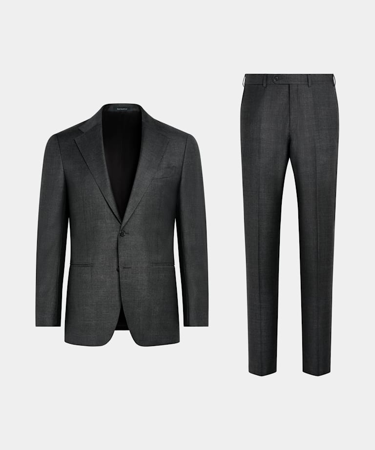 Traje Havana gris oscuro corte Tailored