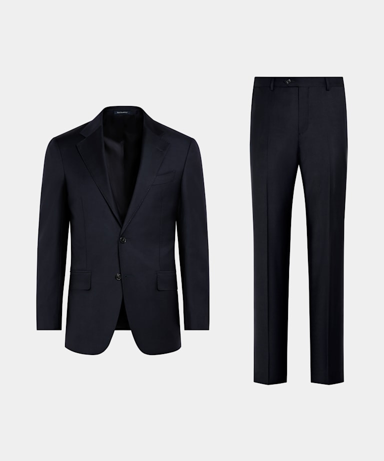 Navy Tailored Fit Havana Suit