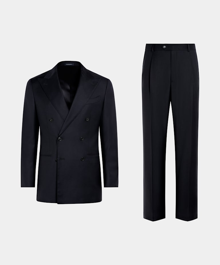 Navy Tailored Fit Havana Suit