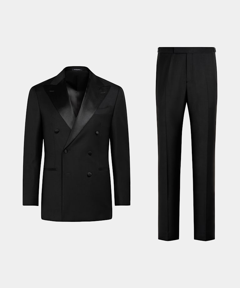 Black Tailored Fit Havana Tuxedo
