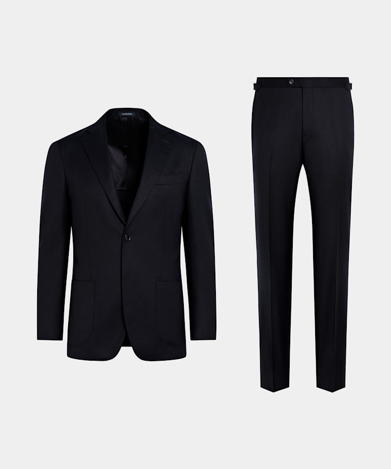 Navy Tailored Fit Havana Suit